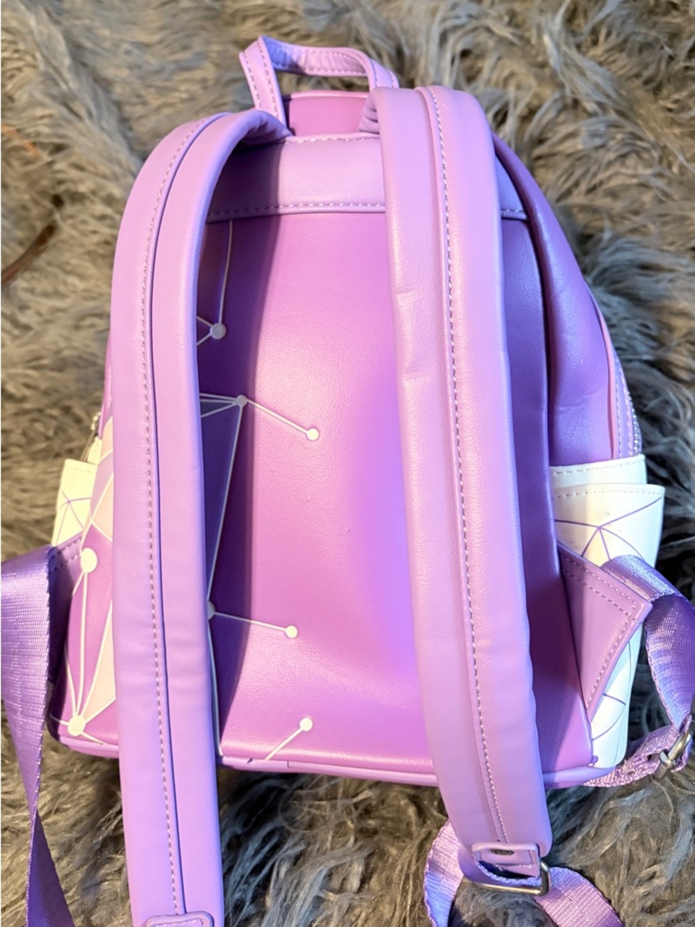 Disney parks purple wall Loungefly Mini Backpack - Picture 10 of 10